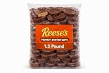 ReeseMilk Chocolate Unwrapped Peanut Butter Cups, 1.5 lbs - Bulk Smooth Peanut Butter & Rich Chocolate Candy, Unwrapped Great for Baking & Gift Filler Essential