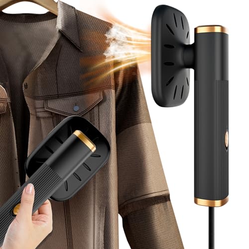 Mini fer à repasser portatif, fer a repasser vapeur, rotative à 180 °, chauffage rapide, filaire, pliable, fer a repasser supporte le repassage sec et humide, pour famille, bureau, école, voyage