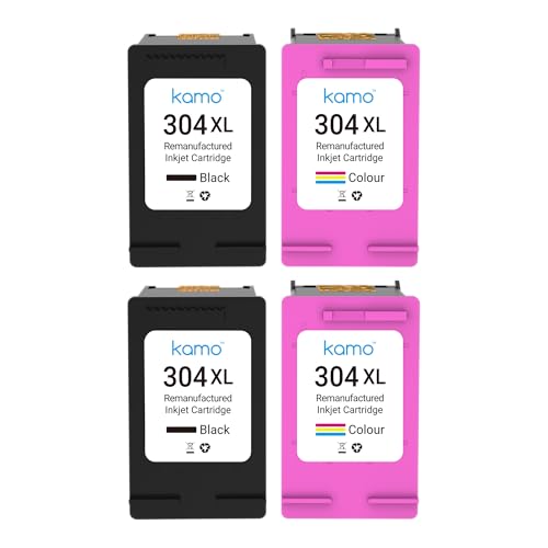 Cartouche Kamo 304 XL noir de rechange pour impression jet d'encre