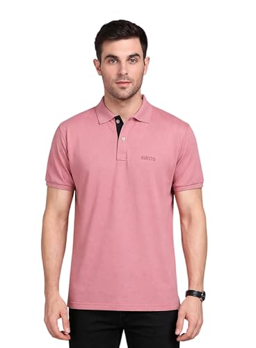Image of 3BROS Men's Cotton Blend Half Sleeve Regular fit Comfortable Polo Neck T-Shirt (Pack of 1)