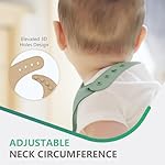 Cuddle Campus Set of 3 Silicone Bibs for Babies & Toddlers,Soft Adjustable Bibs with Pocket Food Catcher for Baby Girl,Boy - Image 5