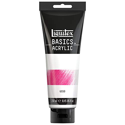 Image of Liquitex BASICS Gesso Surface Prep Medium, 250ml (8.4-oz) Tube, White