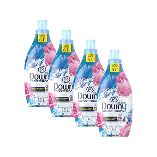Kit com 4 Amaciantes Downy 4x Concentrado 1,5 L- Brisa de Verão