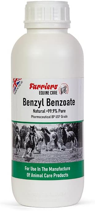 Farriers Equine Care Benzyl Benzoate Pure Undiluted (1000ml)