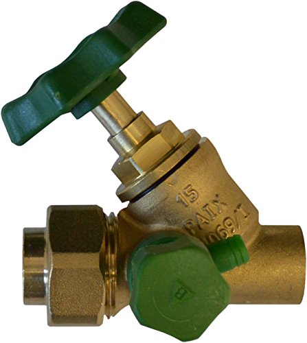 Preisvergleich Produktbild sanicomfort 1927752 Schrägsitzventil 15 mm mit Entleerung, 1 Stück