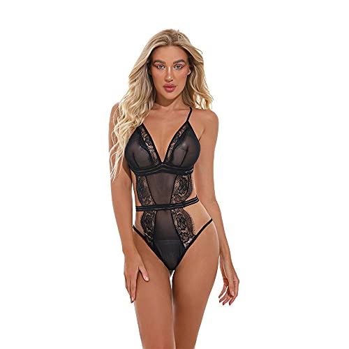 Lingerie sexy femme pour sublimer les courbes : Body érotique transparent
