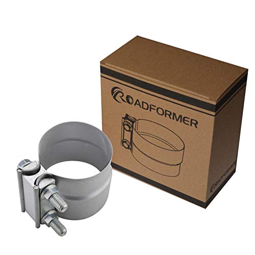 ROADFORMER 3\" Lap Joint Exhaust Band Clamp Preformed Aluminized Steel