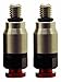 Outlaw Racing Fork Suspension Air Pressure Relief Bleeder Valve M5 X 0.8 for use with Showa Kayaba and Most Conventional Forks (Red)