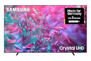 Samsung Crystal UHD 4K DU9079 Fernseher 98 Zoll (249 cm), AI TV mit Gaming-Hub, Motion Xcelerator 120 Hz, Tizen OS, Smart TV, Alexa, Knox Security, 3D Surround Sound & Q-Symphony, KI TV