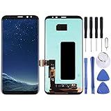 Reemplazo del teléfono Zhouzl Reemplazo de Galaxia para Samsung Galaxy S8 / G955 Pantalla LCD Original Asamblea de digitalizador de Pantalla táctil Pantalla LCD Galaxy (Color : Black)