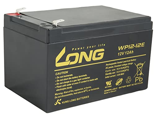 Long Blei-Säure Akku 12V 12Ah F2 DeepCycle (WP12-12E)