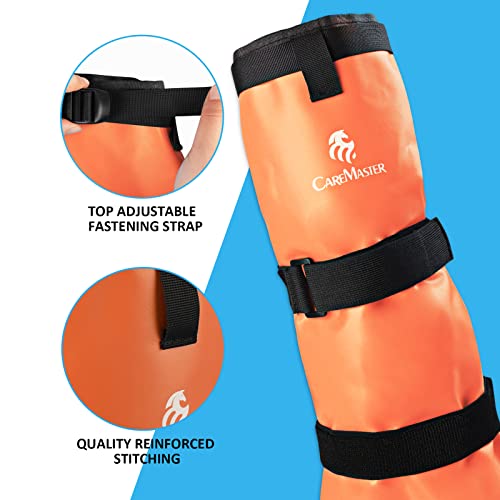 Image of Hoof Soaking Boot for Horse, Waterproof PVC Hoof Soaker Bag with EVA Foam Pad, Secure 3-Strap Equine Icing & Soaking Boot for Hooves Care, Fits Most Hooves