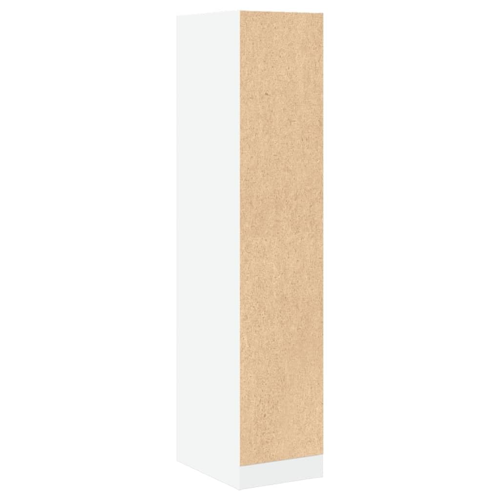 vidaXL Apothekerschrank Weiß 30 x 41 x 144,5 cm Holzwerkstoff