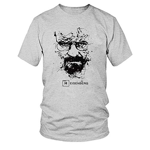 Camiseta de algodón para hombre con corte holgado de verano en color liso