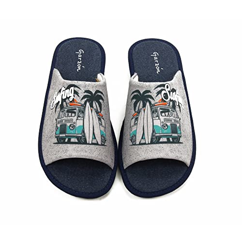 GARZON - Zapatilla CASA P396.081 para: Hombre Color: Gris Talla: 43