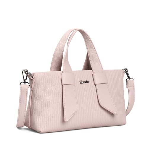 Image of EXOTIC Valeria Satchel Sling Bag for Women | Textured Leatherette Handbag with Top Handle & Detachable Crossbody Strap | Multi-Compartment Structured Purse