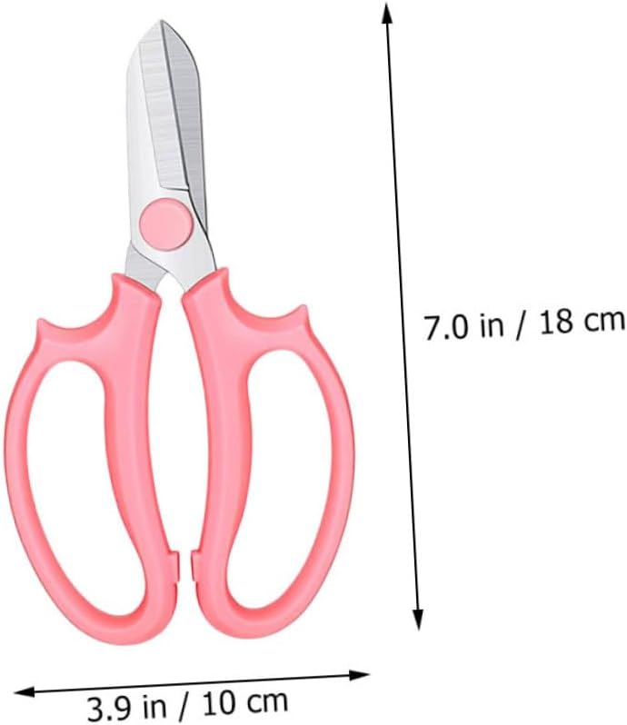 BESPORTBLE 8pcs Garden Floral Scissors Comfortable Non Slip Handle for Pruning Flowers Branches and Plants for Gardening and Bonsai Maintenance