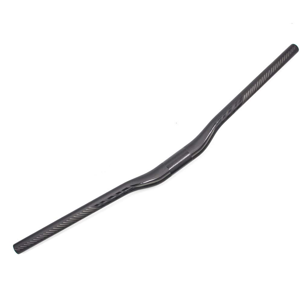 MIAOLLUN MTB Handlebar, Full Carbon Fiber 31.8Mm 660-760Mm Flat/Riser Mountain Bike Handlebar,a,740MM