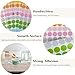 Ouzoustate 3500 PCS Colored Dot Stickers 3/4 Inch Circle Round Yard Garage Sale Stickers Color Coding Labels 10 Assorted Labels for Toddlers Offices Classrooms Marking（Macaroon）
