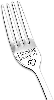 I Forking Love You Fork Gifts for Him Her Couples Gifts for Boyfriend Girlfriend Funny Anniversary Christmas Gift for Husband Wife Couple Forks