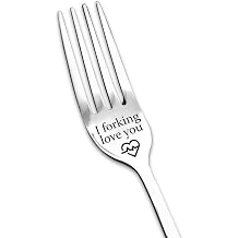 I Forking Love You Fork Gifts for Him Her Couples Gifts for Boyfriend Girlfriend Funny Anniversary Christmas Gift for Husband Wife Couple Forks