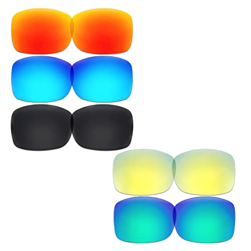 Lentilles Oakley Jupiter Squared contre les rayures kit 5 couleurs