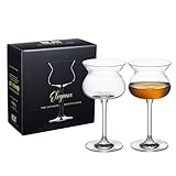 Neat The Glass Elegance 2 Pak Stemmed | Official Tasting & Judging Glasses, Perfect for Cognacs, Liquers, Spirits, Whiskey, Scotch, Brandy, Vodka 7"" H, 11.2 oz, Transparent