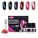 Produktbild cat eyes UV nagellack Clavuz Katz augen shellac set Nail Gel Polish soak off Nagelgel,6 Farben Geschenk Kit,1x Magnet,Geschenk verpackt