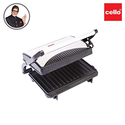 Image of Cello Super Club 200 750-Watt Grill Sandwich Maker (Black)
