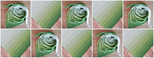 Image of YarnArt Flowers Moonlight Glitter Cotton Yarn, Soft, Rainbow Crochet, Metallic Lurex handknit Shiny, Silvery Cake, Multicolor Cotton, 1 Skein Weight 9.17oz Lenght 393.7 inches,1 Fine Yarn (3283)