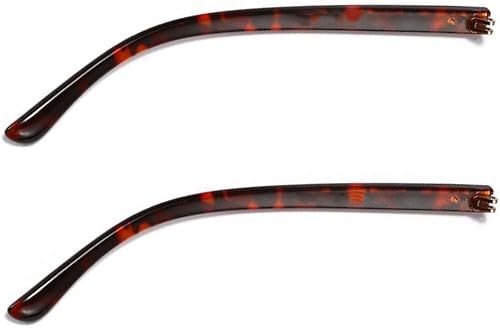 Brazo de repuesto para gafas, 1 par de lentes de plástico para lentes de sol, color estampado de leopardo