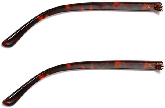 Eyeglass Replacement Arm Legs, 1 Pair Plastic Glasses Replacement Temple for Glasses Sunglasses, Leopard Print Color