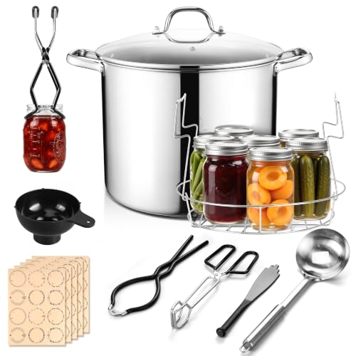 E-far 19QT Canning Pot with Canning Supplies Starter Kit