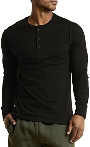 Long Sleeve 3-Button Henley Shirt 