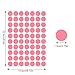 3500 Pieces Dot Stickers, 3/4 inch Black Coding Labels Circle, Circle Stickers, Price Stickers, Dot Stickers for Office Classroom Student（Pink）