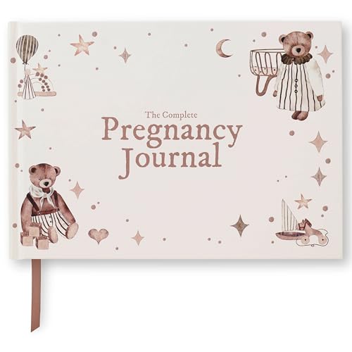 Image of Bibi & Beau Pregnancy Journal - 200 Page Baby Book, 40 Weekly Calendars, Milestone Journey, USA Edition