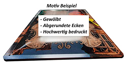 AGDeko André Günther Dekoration & Style Blechschild 20x30 Honig aus eigener Imkerei Wand Schild Hofladen Marktstand… – Bild 3