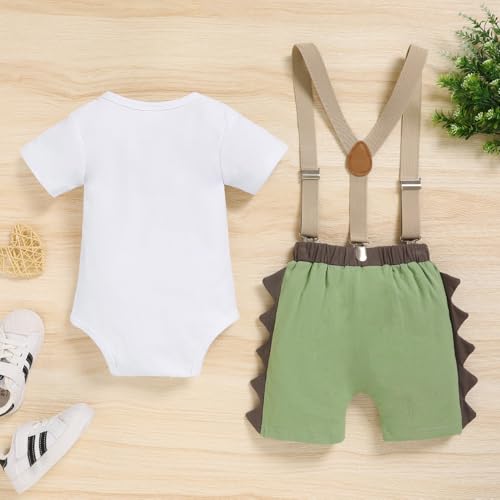Image of Baby Boys 1st Birthday Cake Smash Outfit Hungry Caterpillar Bodysuit Bloomers Adjustable Y Back Suspenders Clothes Set