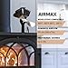 Ecofan AirMax Heat Powered Stove Fan - Powerful Classic Design, Exceptional Performance, Perfect for Wood Stoves, 175 CFM - Circulates Warm Air Efficiently & Reduces Fuel Cost