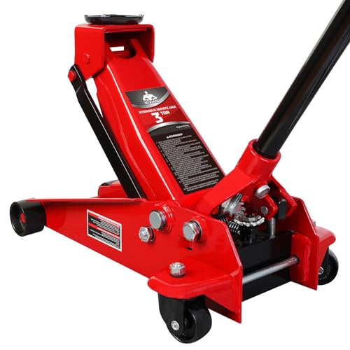 Image of 3 Ton Floor Jack Steel Heavy Duty Car Jack Fast Lift Service Hydraulic Jack
