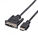 Produktbild ROLINE DVI Kabel DVI-HDMI ST/ST 10m