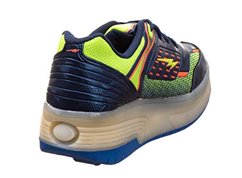 Tênis de Rodinhas Infantil SapatoFran com Led´s (36, AZUL-MARINHO)