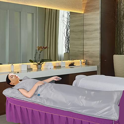 WANLECY Infrared Sauna Blanket, 70.8 Inch Portable Far Infrared Spa Sauna Bags with Remote Control for Home Personal Sauna Care