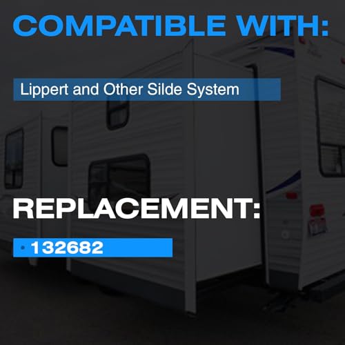Image of RV Slide Out Motor 132682 Compatible with Lippert Through Frame Slide-Out System,18:1 Gear Ratio 12V Gearbox Motor Replaces# 168956 295380 Rp-785615 M-8910