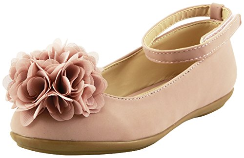 The Doll Maker Chiffon Flower Strap Flat