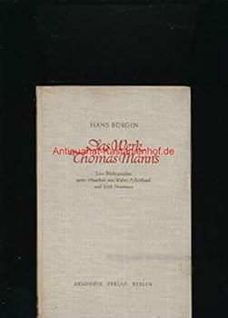 Hardcover Das Werk Thomas Mann's [German] Book
