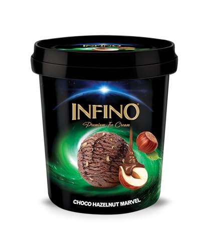 Image of INFINO Chocolate Hazelnut Marvel Premium Icecream Tub, 700ml