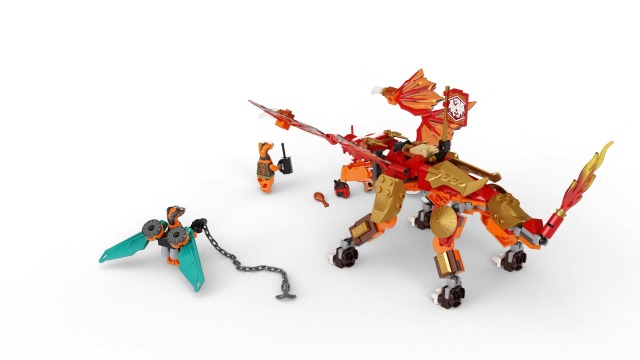 LEGO NINJAGO Kai's Fire Dragon EVO 71762 Building Kit (204 Pcs LEGO NINJAGO Kai's Fire Dragon EVO 71762 Building Kit (204 Pcs
