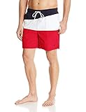 Nautica Men's Quick Dry Color Block Swim Trunk