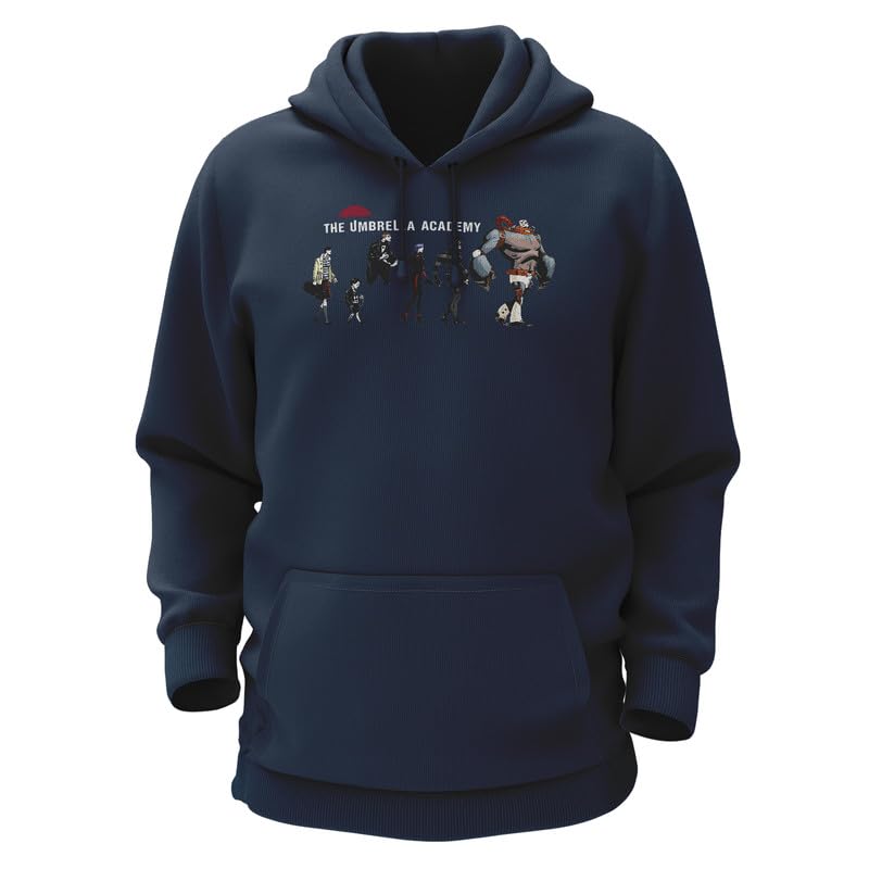 Cotton Hoodie for Men & Women | 350 GSM 100% Pure Cotton Outfit |Graphic Printed Casual Wear |The Umbrella Acadamy-4|-picture-55